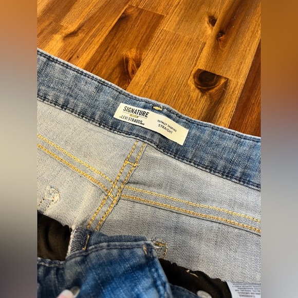 Levi Strauss Signature Gold Totally Shaping Straight Leg Jeans size 10 30X32 - Picture 12 of 13